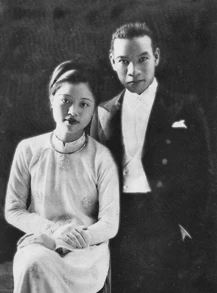 Giáo sư Nguyễn Văn Huyên và phu nhân Vi Kim Ngọc (1936).