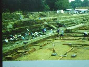 Công tác khai quật tiến hành 8 năm qua