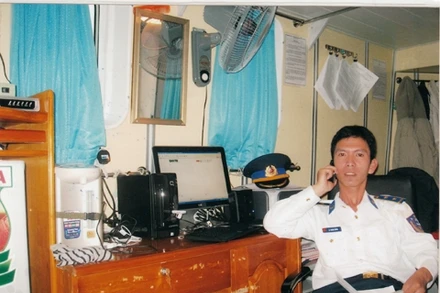 Dù khó khăn, gian khổ, đại úy Lê Trung Thành luôn cố gắng hoàn thành tốt nhiệm vụ được giao.