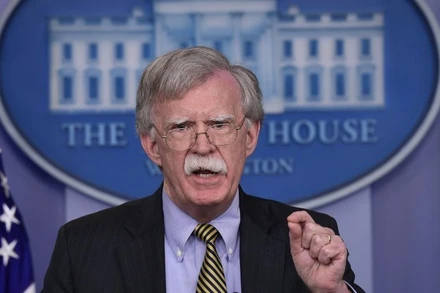 Cố vấn An ninh quốc gia Mỹ John Bolton. (Ảnh: AP)