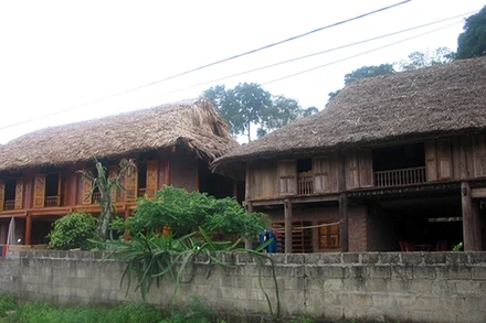 Một góc làng Tân Lập (Tân Trào) hôm nay.