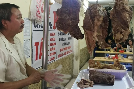 Một quán phở Cồ tại Hà Nội.