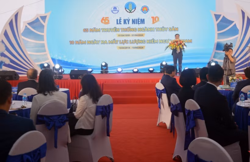 Toàn cảnh buổi lễ. (Ảnh: Báo Quân đội nhân dân)