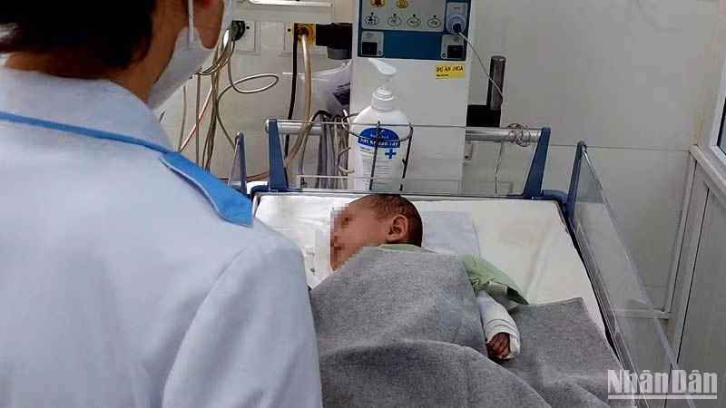 Sau 9 ngày được điều trị tích cực sức khỏe bé C đã hồi phục tốt.