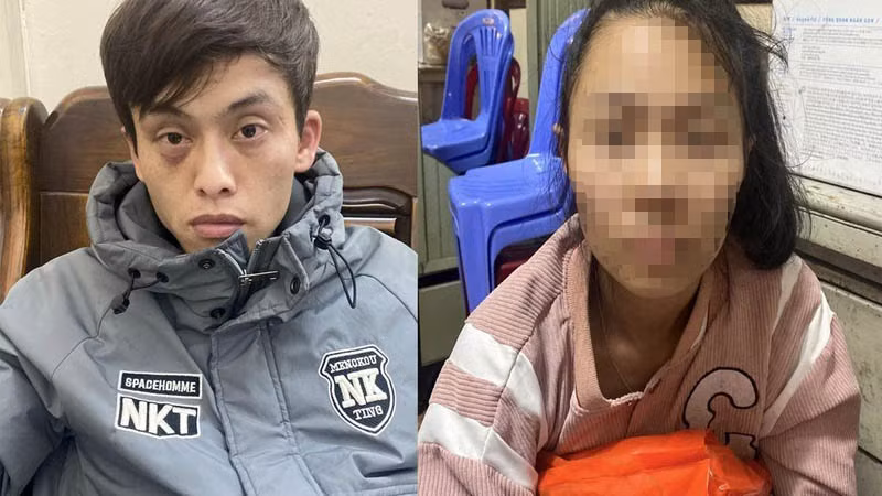 Trần Hoài Thương và Nguyễn Thị Hồng Ân. 