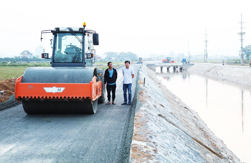 Huyện Mỹ Đức đầu tư 80 tỷ cải tạo kênh Cầu Gỗ - Sâu Gia, đoạn Phù Lưu Tế. (Ảnh: Báo Hà Nội mới)