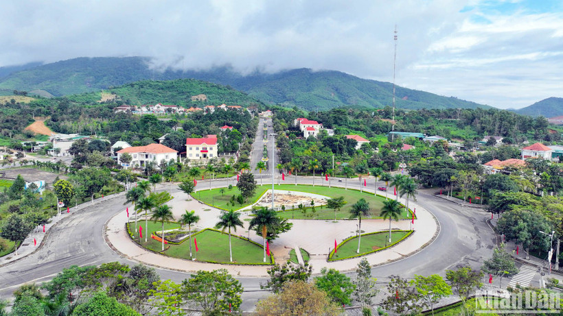Khu vực trung tâm huyện Đam Rông, tỉnh Lâm Đồng.