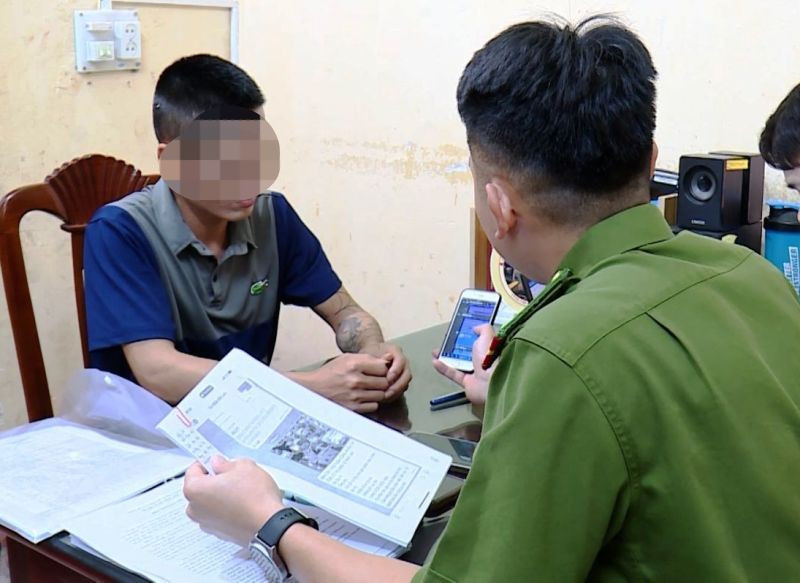 Công an triệu tập, làm việc với Hà Văn Hùng.