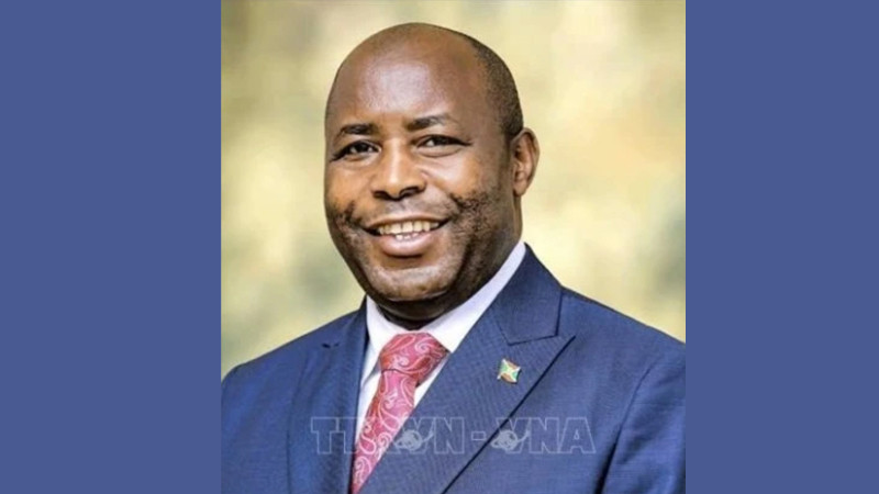 Tổng thống nước Cộng hòa Burundi Evariste Ndayishimiye. Ảnh: TTXVN 