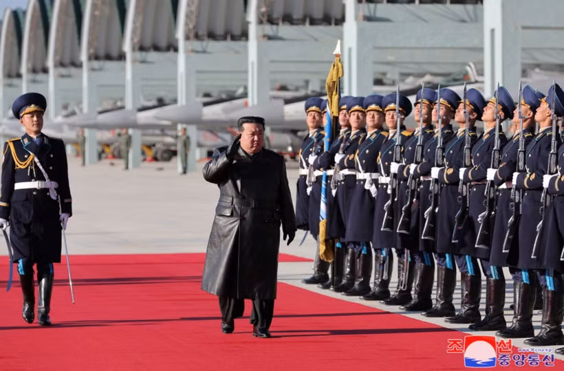 Nhà lãnh đạo Triều Tiên Kim Jong Un. (Ảnh: KCNA/VOV)