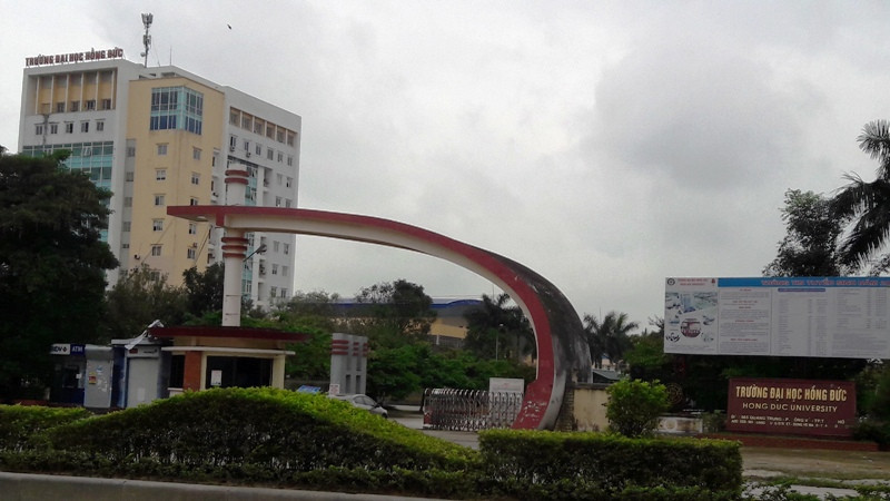 Trường Đại học Hồng Đức ở phường Đông Vệ, thành phố Thanh Hóa.