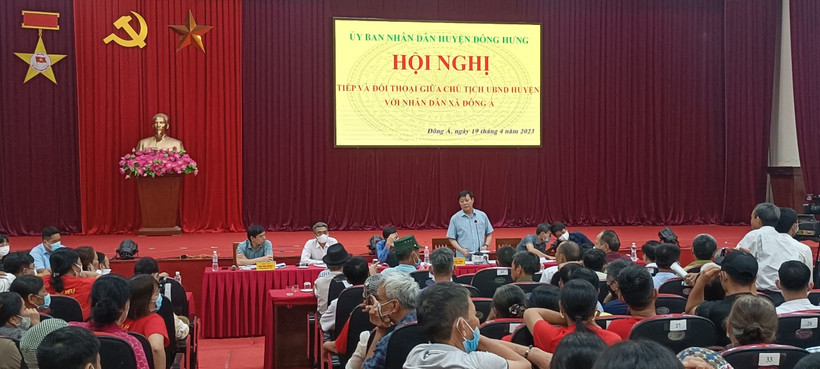 Quang cảnh buổi đối thoại.