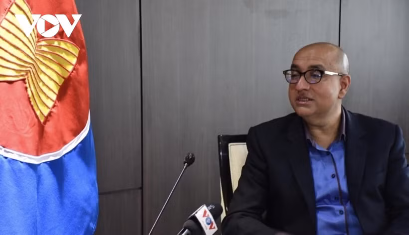 Phó Tổng Thư ký ASEAN phụ trách Cộng đồng Kinh tế Satvinder Singh. (Nguồn: VOV)