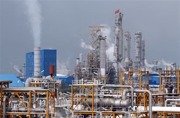 Ảnh minh họa: Giếng dầu South Pars tại cảng Assaluyeh của Iran. (Ảnh: AFP/TTXVN)