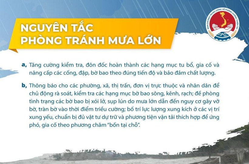 Mưa lớn và cách phòng tránh mưa lớn
