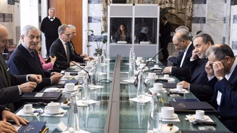 Vòng đàm phán thứ 2 giữa Mỹ và Iran được tổ chức tại Italy và do Oman làm trung gian. (Ảnh EPA)