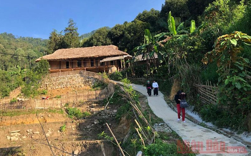 Một điểm du lịch homestay ở Lào Cai.