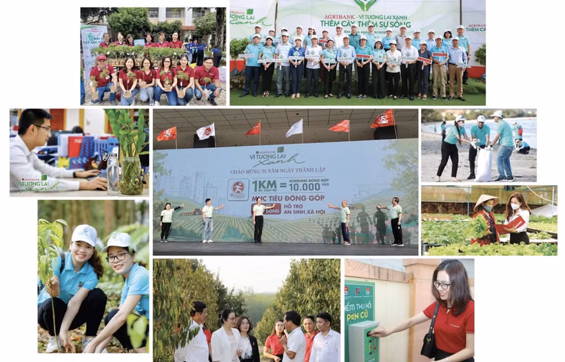 Ảnh minh họa: Agribank là một trong các ngân hàng tiên phong hỗ trợ doanh nghiệp triển khai ESG. (Ảnh: Agribank)