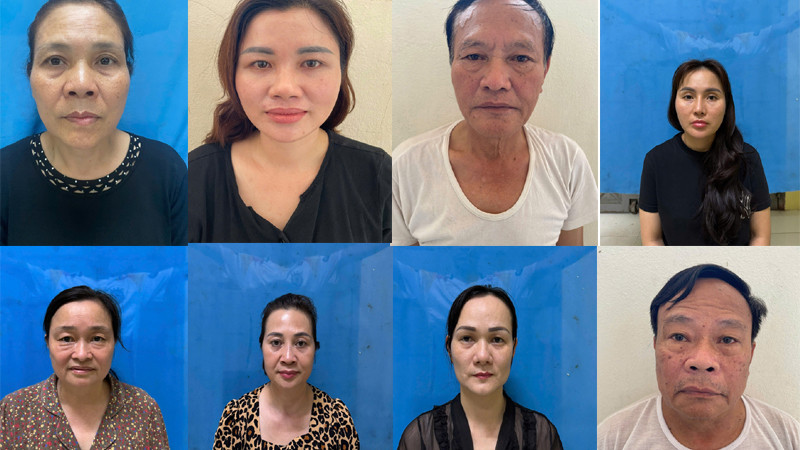 8 đối tượng bị khởi tố về tội mua bán trái phép hóa đơn.