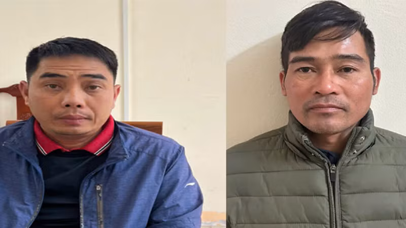 Các bị can bị Công an bắt giữ.