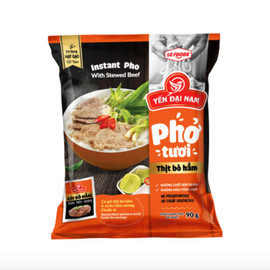 Phở tươi thịt bò hầm