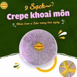 Bánh sầu riêng Phú Sĩ khoai môn 9 Sạch