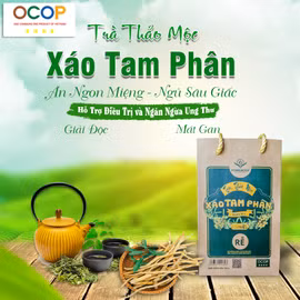 Trà thảo mộc xáo tam phân Khánh Hòa POMTea (rễ)