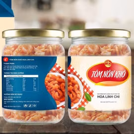 Tôm nõn Hoa Linh Chi