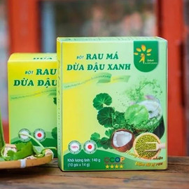 Bột rau má dừa đậu xanh Dalat Ichifoods