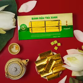 Bánh đậu trà xanh Rồng Vàng Hoàng Gia