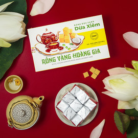 Bánh đậu xanh hương vị dừa Rồng Vàng Hoàng Gia