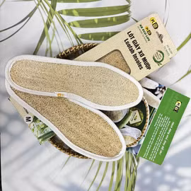 Lót giày xơ mướp