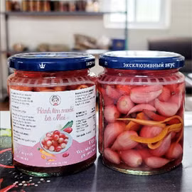 Hành tím muối chua bà Mai