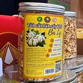 Tỏi cắt lát sấy khô bà Lý