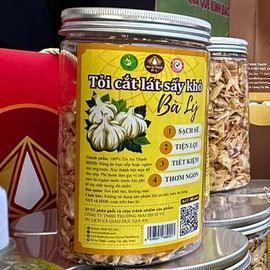 Tỏi cắt lát sấy khô bà Lý