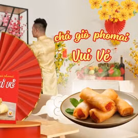 Chả giò phô-mai vui vẻ