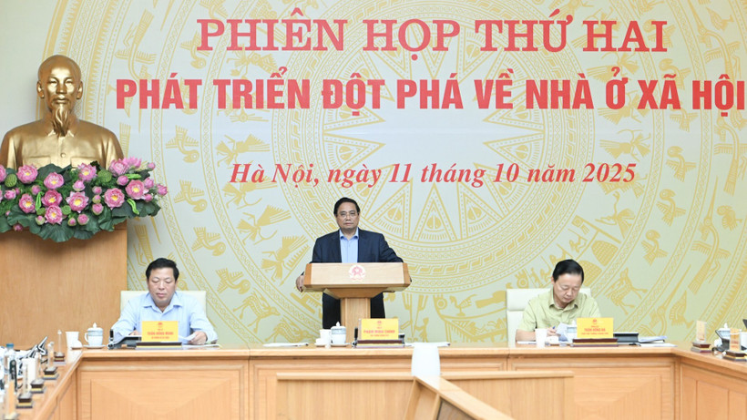 Thủ tướng Chính phủ Phạm Minh Chính chủ trì Phiên họp thứ hai của Ban Chỉ đạo Trung ương về chính sách nhà ở và thị trường bất động sản.