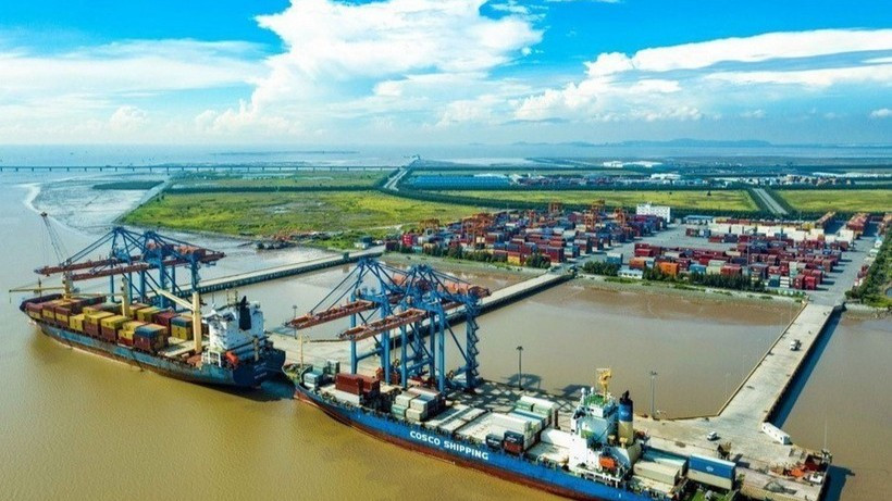 Việt Nam đã có tốc độ tăng trưởng xuất khẩu cao trong suốt thời kỳ Đổi mới từ 1986 đến nay, kể cả trong giai đoạn khó khăn của đại dịch Covid-19. (Ảnh: TTXVN)