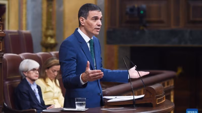 Thủ tướng Vương quốc Tây Ban Nha Pedro Sánchez. (Ảnh: Tân hoa xã)