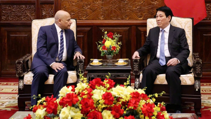 Chủ tịch nước tiếp Đại sứ Ai Cập.