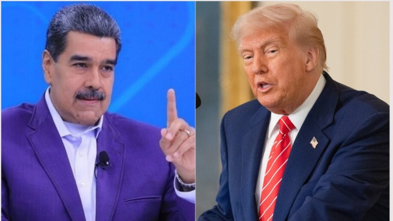 Tổng thống Mỹ Donald Trump và Tổng thống Venezuela Nicolas Maduro. (Nguồn: TTXVN)