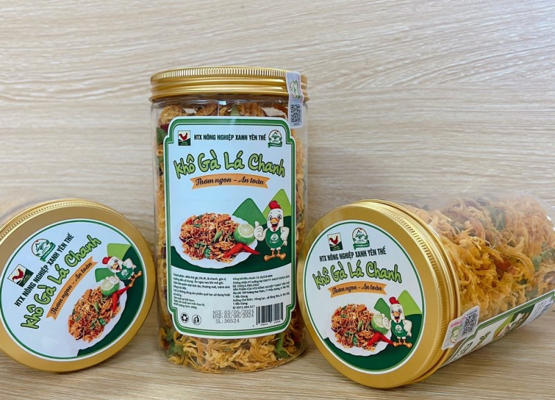 Khô gà lá chanh Yên Thế