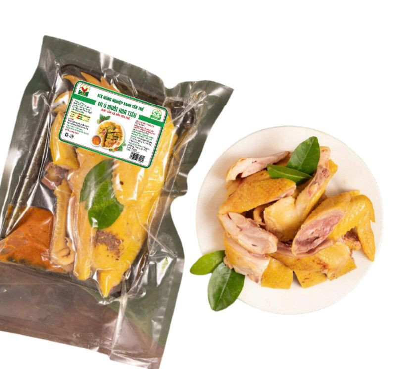 Gà ủ muối hoa tiêu Yên Thế