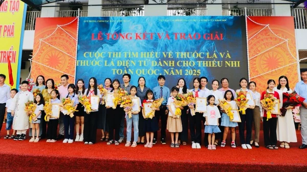 Cuộc thi tìm hiểu về tác hại của thuốc lá và thuốc lá điện tử dành cho thiếu nhi toàn quốc, năm 2025.
