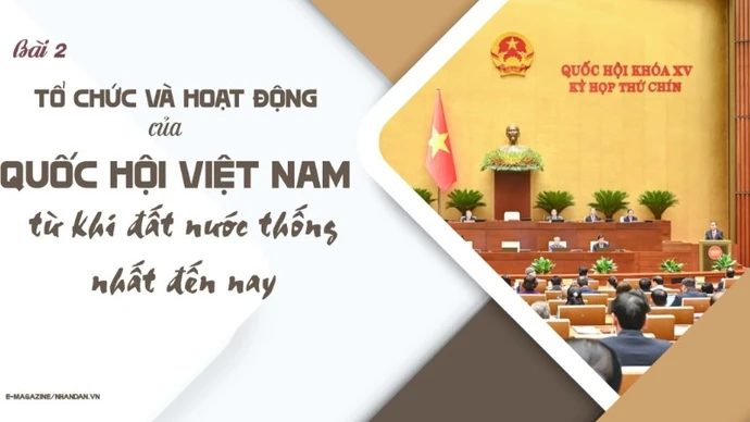 Tổ chức và hoạt động của Quốc hội Việt Nam từ khi đất nước thống nhất đến nay