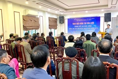 Quang cảnh lễ tổng kết, trao giải Cuộc thi văn xuôi “Trang viết và cuộc sống”.