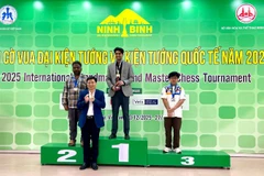 Các vận động viên nhận giải ở hạng mục đại kiện tướng quốc tế của giải.