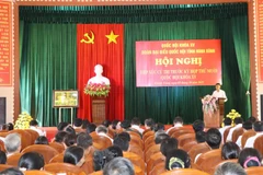 Hội nghị tiếp xúc cử tri tại xã Khánh Trung, tỉnh Ninh Bình.