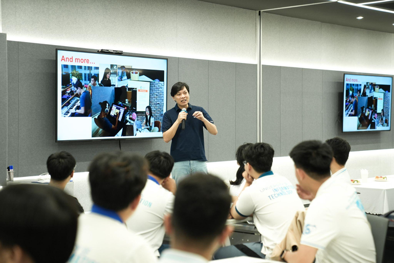 តំណាង VNG បានចែករំលែកជាមួយនិស្សិតនៅក្នុងព្រឹត្តិការណ៍ស៊េរី new-picture-2.png