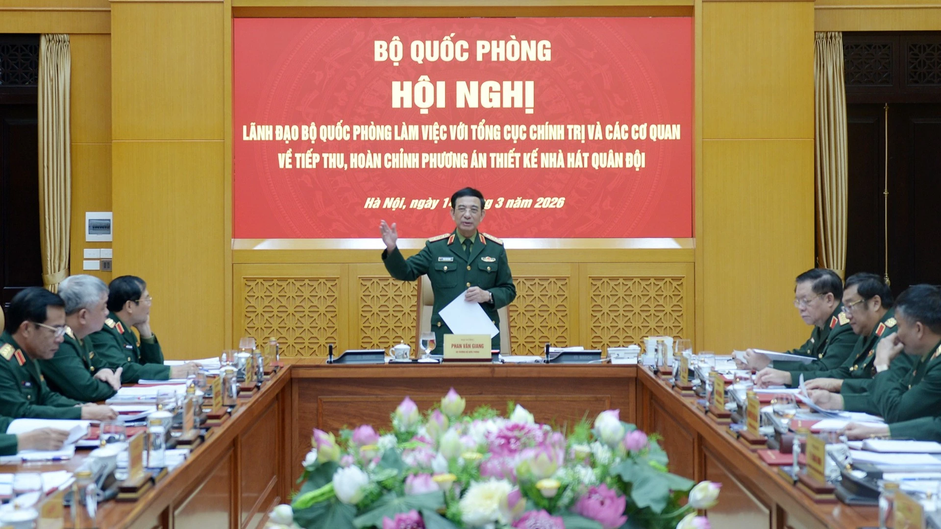 Quân Đội Triển Khai Dự Án Nhà Hát Quân Đội Với Sự Chỉ Đạo Của Lãnh Đạo Cấp Cao